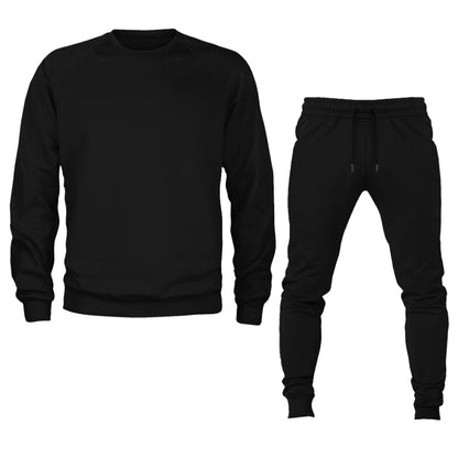 ZenVitality Men's Crewneck Sweatshirt Joggers Suit