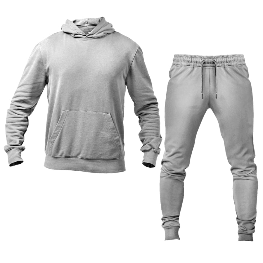 ZenVitality Men's Pullover Hoodie Joggers Set